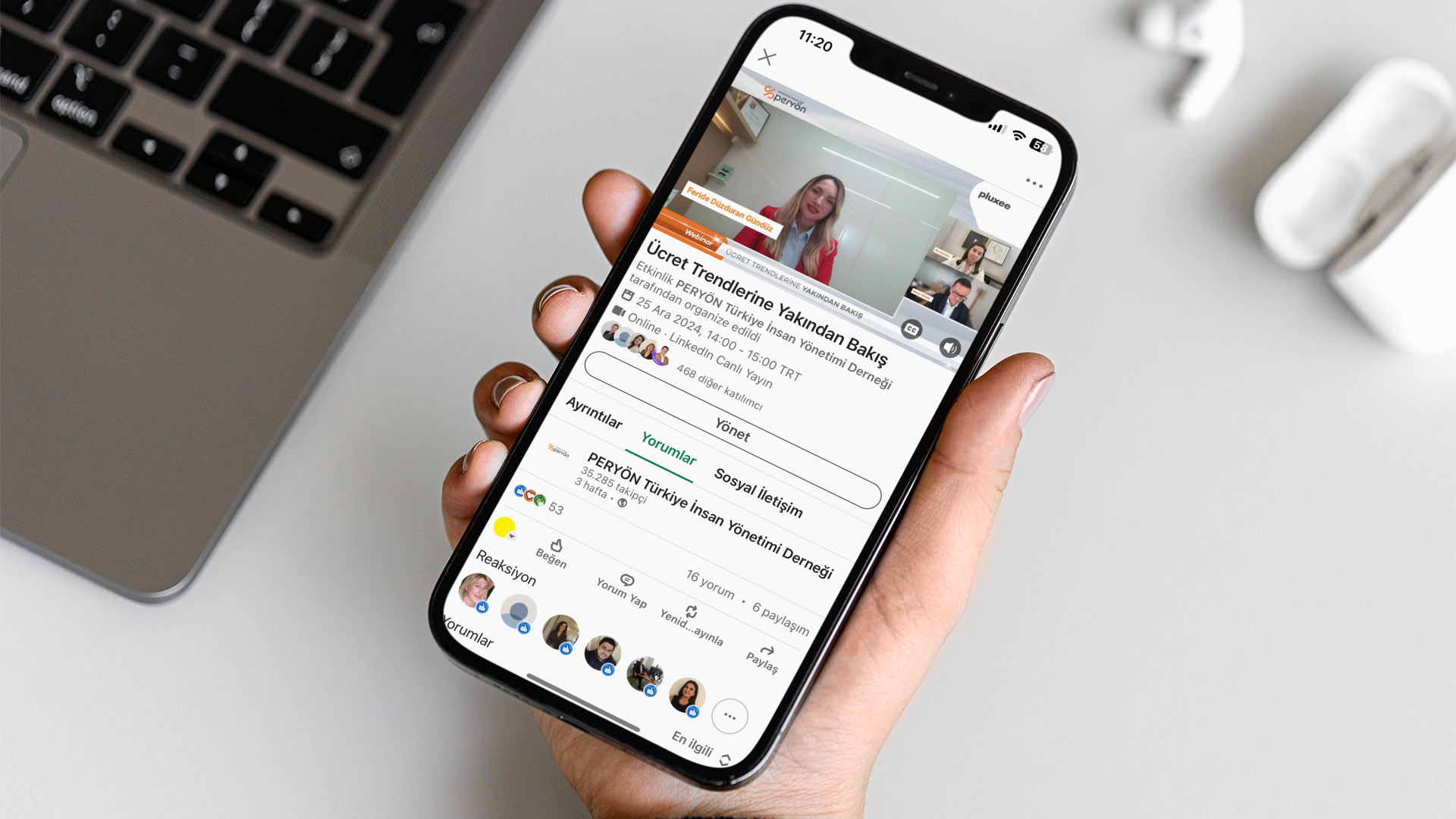LinkedIn Live Events ScreenShot